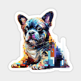 French Bulldog Dog Pet World Animal Lover Furry Friend Abstract Magnet