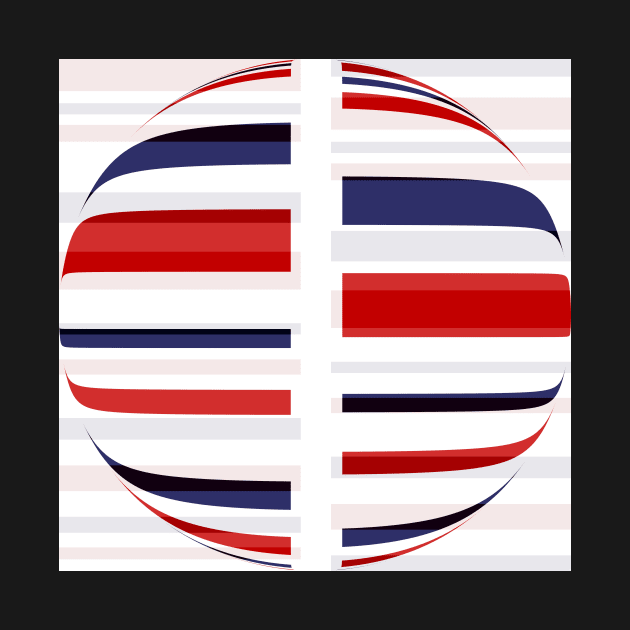 A striped globe by TiiaVissak