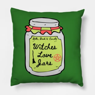 Witches Love Jars Pillow