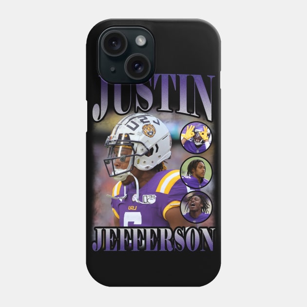 BOOTLEG JUSTIN JEFFERSON Phone Case by hackercyberattackactivity