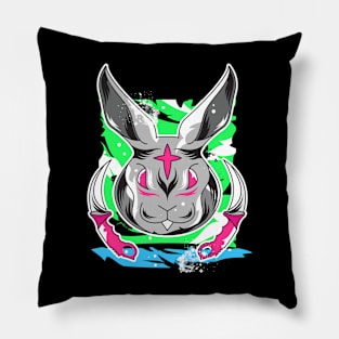 Funky Rabbit Pillow