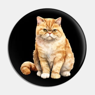 Exotic Shorthair Cat Pin