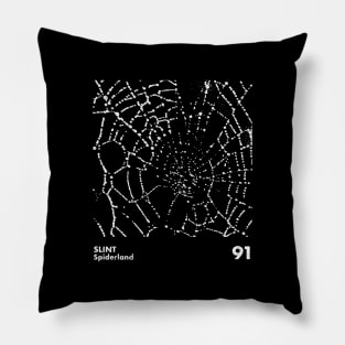 Spiderland / Slint / Minimalist Graphic Artwork Design Pillow