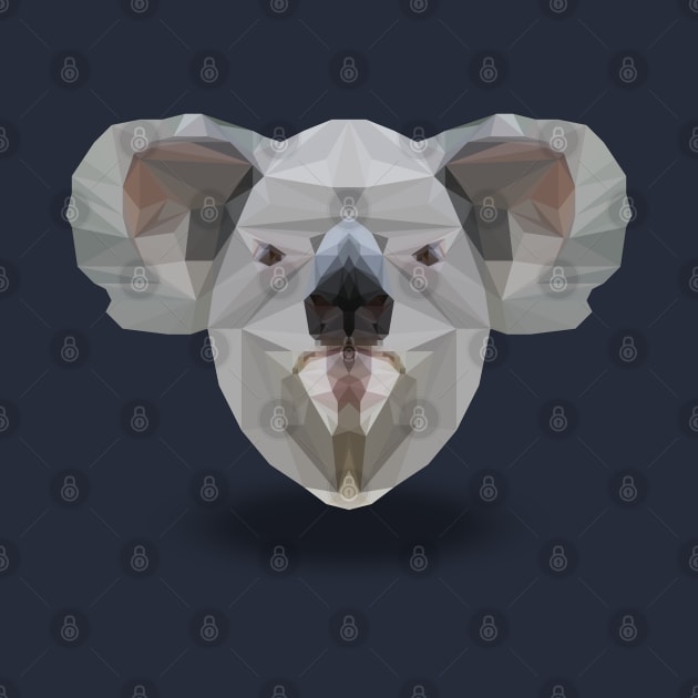 LowPoly Koala by lowpolyshirts