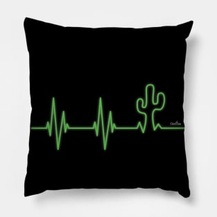 Cactus Heart Beat Pillow