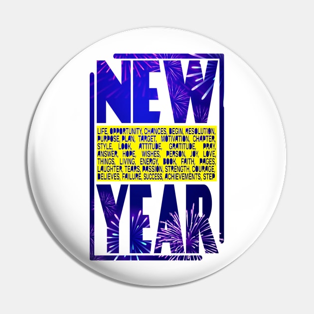 New Year Goals Pin by joelsnug