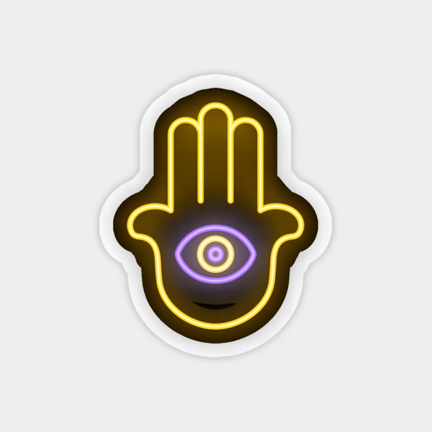 Hamsa Hand, Hamsa Eye Magnet by Utopia Shop