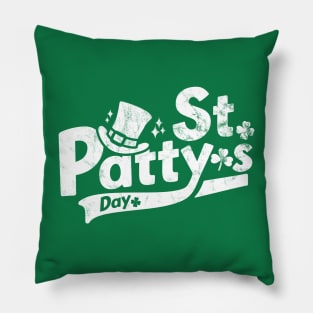 Retro St Paddy’s Day Funny St. Patrick's Day Pillow