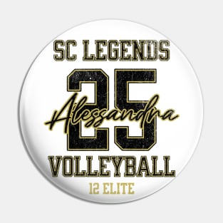 Alessandra #25 SC Legends (12 Elite) - White Pin