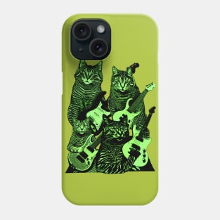 GUITAR CATS (neon version) Phone Case