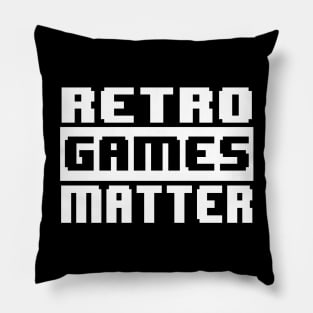 Retro Games Matter Pillow