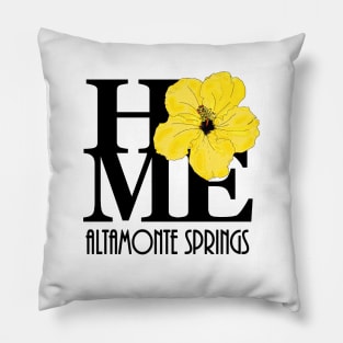 HOME Altamonte Springs Yellow Hibiscus Pillow