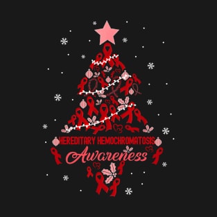 Christmas Tree Hereditary Hemochromatosis Awareness T-Shirt