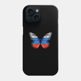 Russian Flag  Butterfly - Gift for Russian From Russia Phone Case