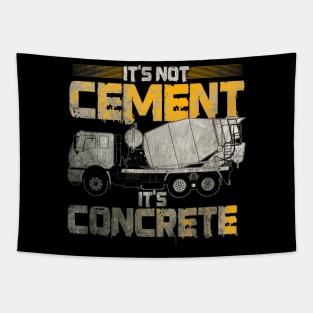 Concrete Finisher Not Cet It'S Concrete Mason Tapestry