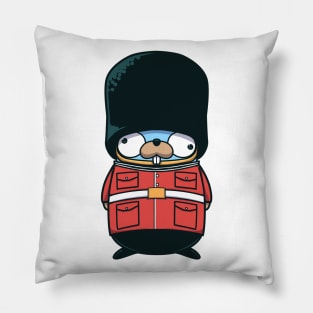 Golang Gopher Go UK Pillow