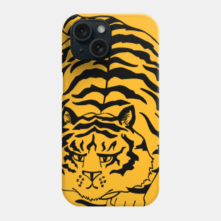 Tubby the Tiger (Black) Phone Case