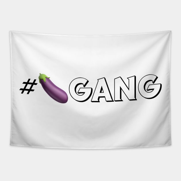 #🍆Gang (Dark) Tapestry by Ryan Kelly Merch