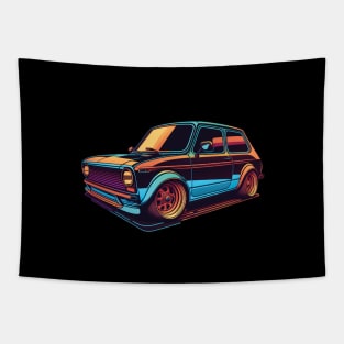 Retro Car Four Tapestry