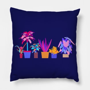 Tropical colorful plants Pillow