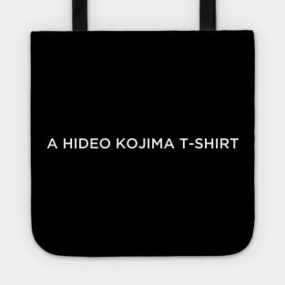 A HIDEO KOJIMA T-SHIRT Tote