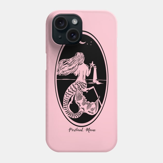 Wicked Decent Mermaid in Maine Phone Case by wickeddecent