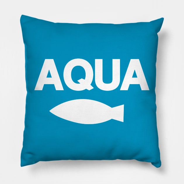 Oshi no Ko Aqua Fish T-Shirt Cosplay Pillow by Marina_Povkhanych_Art