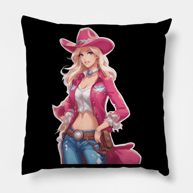 Lady Sherrif Pillow by animegirlnft