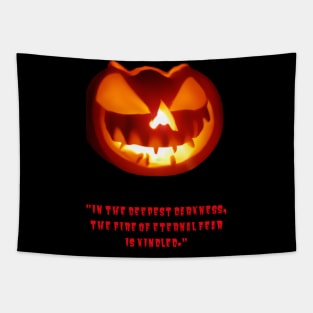 Jack-O'-Lantern Pumpkin Tapestry