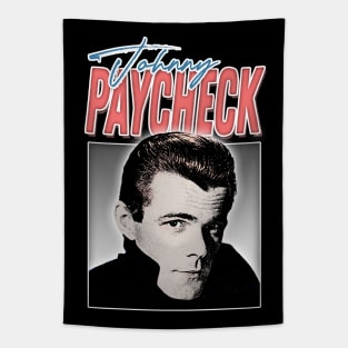 Johnny Paycheck / Retro Style Country Artist Fan Design Tapestry