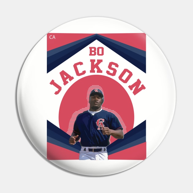 Bo Jackson Angels Pin by KC Designs