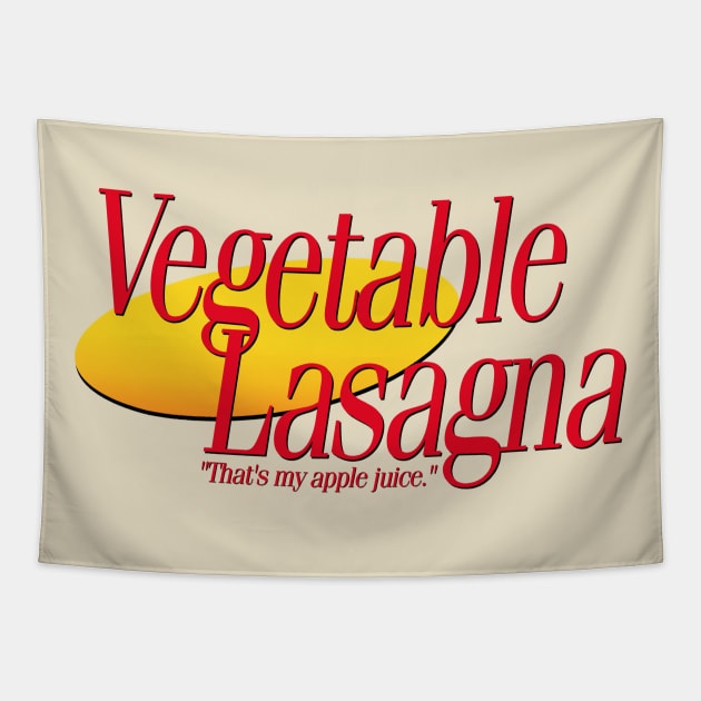 Veggie Lasagna Tapestry by ModernPop