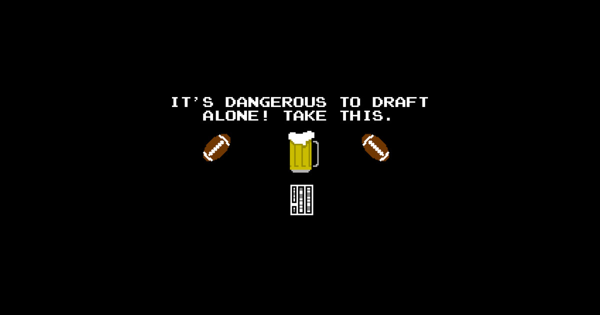 Beersheets Fantasy Football Draft Sticker TeePublic