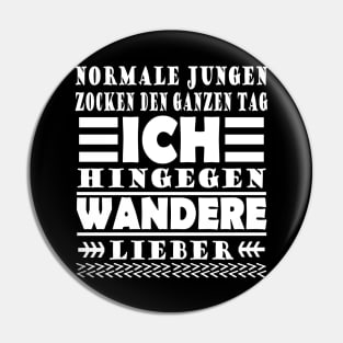 Wandern Männer Hobby Sport Verein Bergsteigen Pin