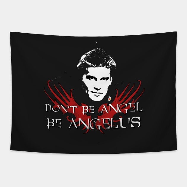 Buffy: Be Angelus Tapestry by rednessdesign