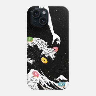 The great doughnut wave off Kanagawa Phone Case