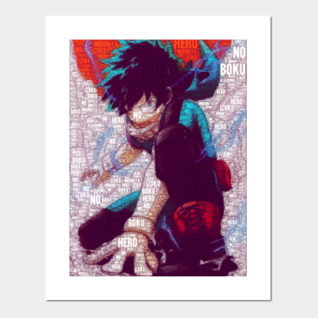 Izuku Midoriya Boku No Hero Academia My Hero Academia My Hero Academia Posters And Art Prints Teepublic