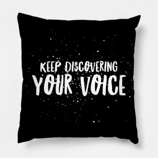 SLP Keep Discovering Your Voice Pillow