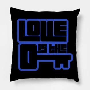 Love is the Key pt.3 [ blk - blu ] Pillow