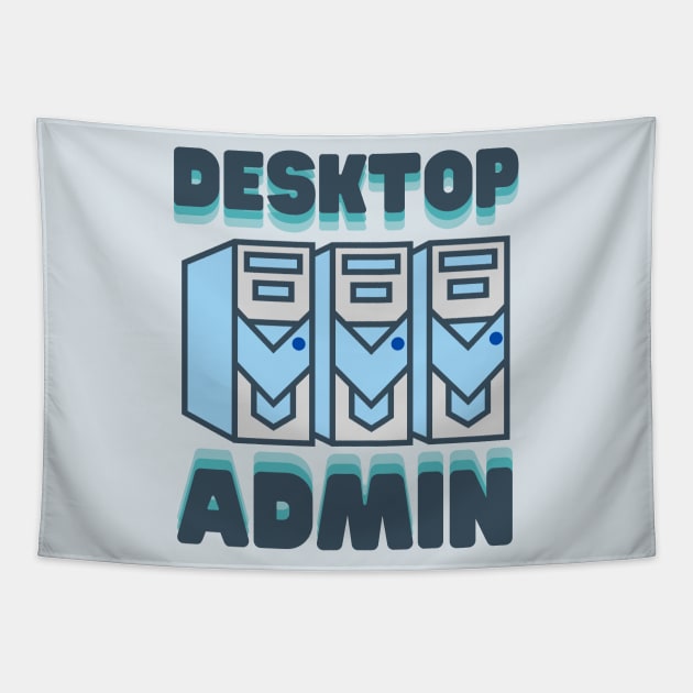 Desktop Administrator Tapestry by Fish Fish Designs