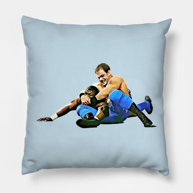 The Crossface Crippler Pillow by flashbackchamps