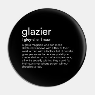 Glazier definition Pin