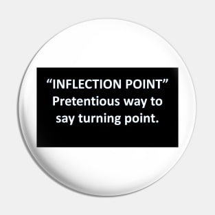 Banned Words Inflection Point Pin