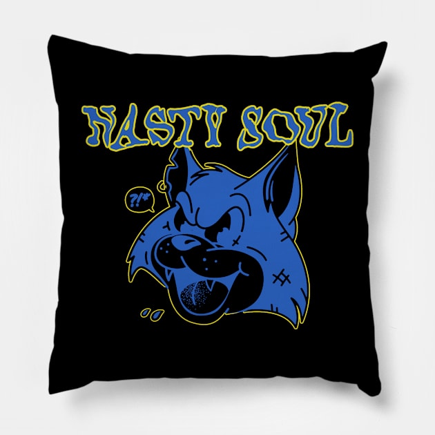 Nasty Cat Pillow by Hordes