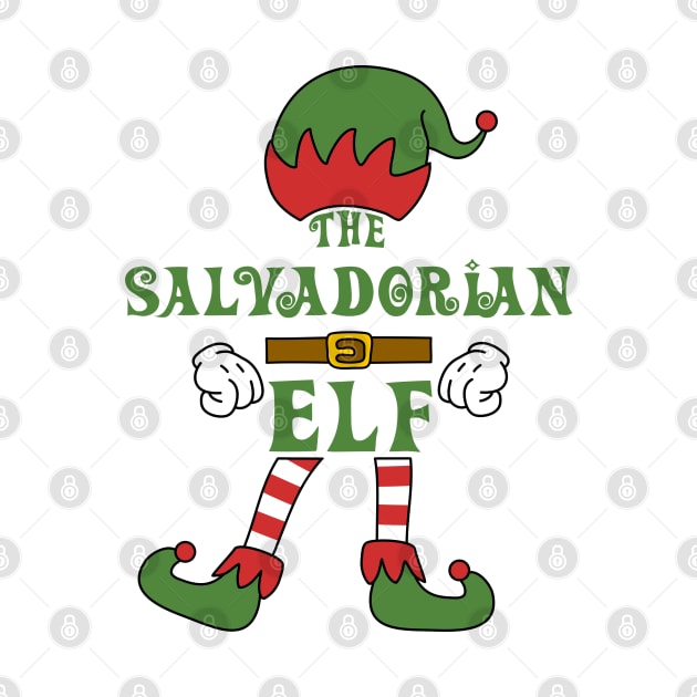 The Salvadorian Elf Christmas Family Matching Outfits Group Attire by HappyGiftArt