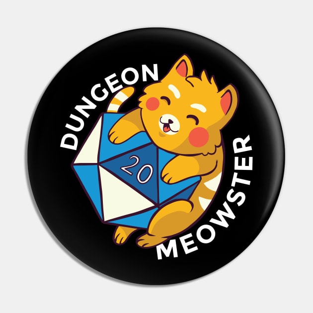 Dungeon Meowster Pin by Sunburst