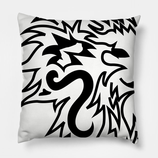 anthony smith lion Pillow by creatorbriliant