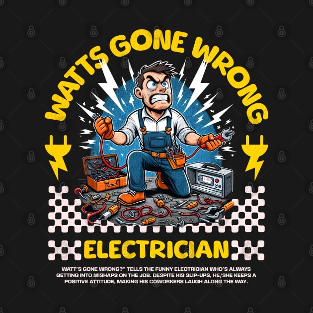 Funny Electrician by Create Magnus