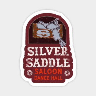 Retro Vintage Silver Saddle Saloon Las Vegas Magnet