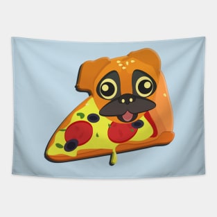 Pizza Pug Tapestry